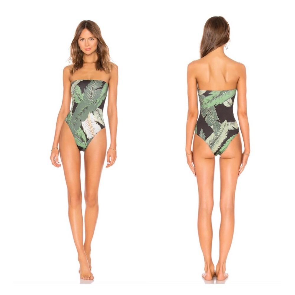 NWT Beach Riot strapless one piece Swimsuit in small